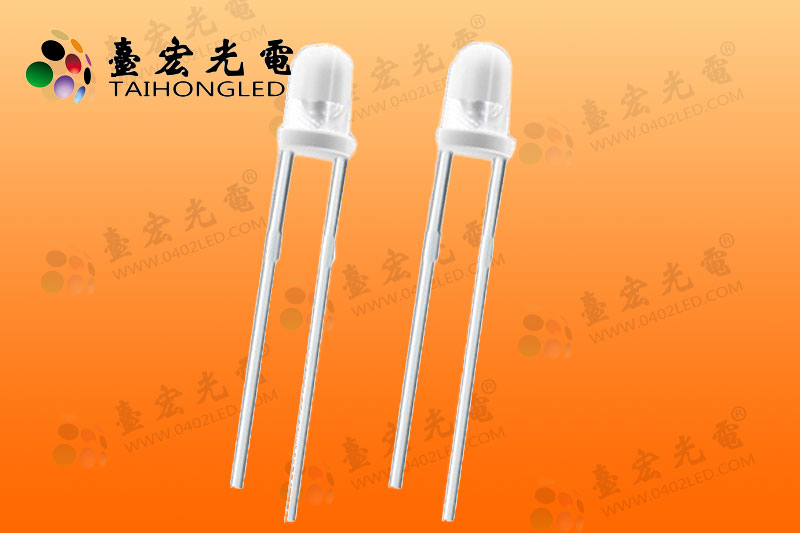 工业视觉光源 台宏3mm直插式led灯珠参数